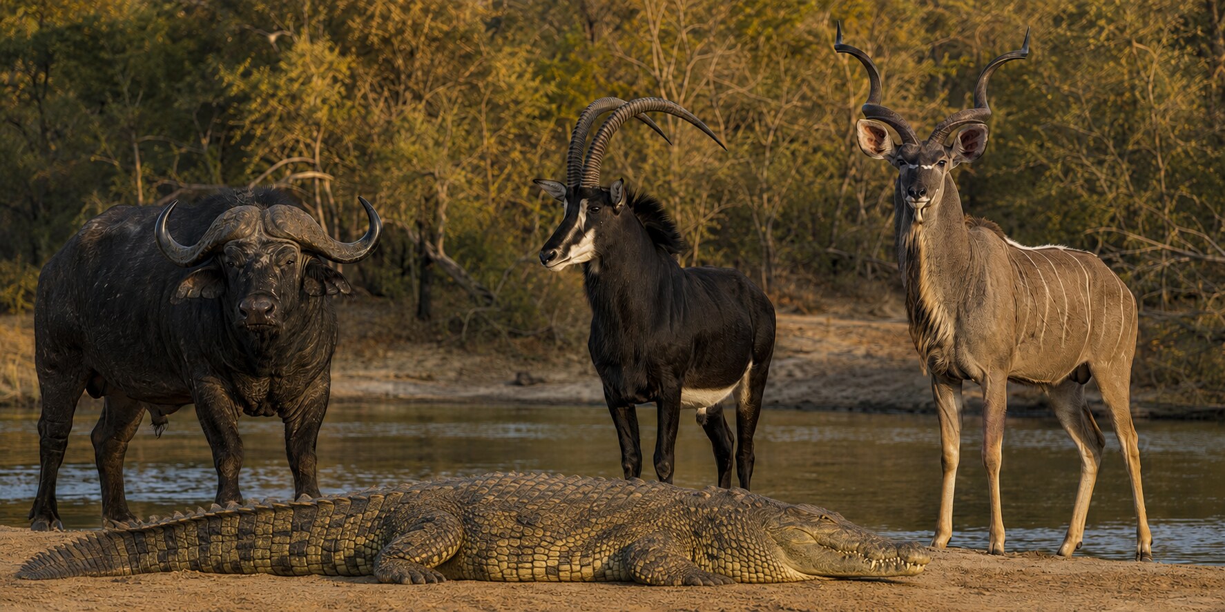 Big Deal buffalo, sable, crocodile and kudu safari